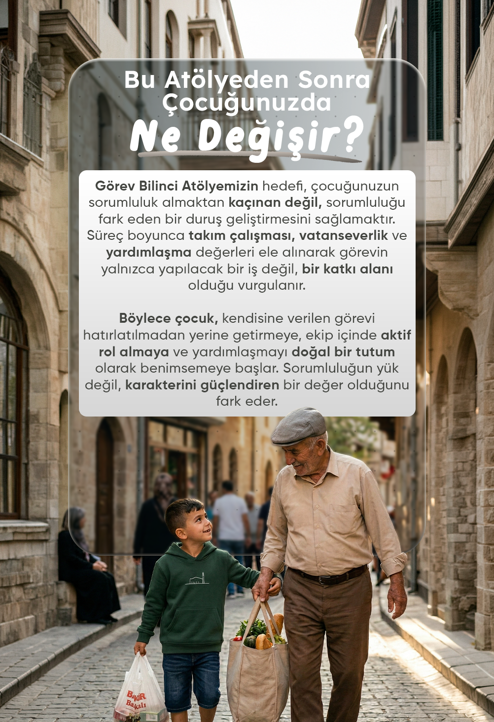 BU ATÖLYEDEN SONRA ÇOCUĞUNUZDA NE DEĞİŞİR?